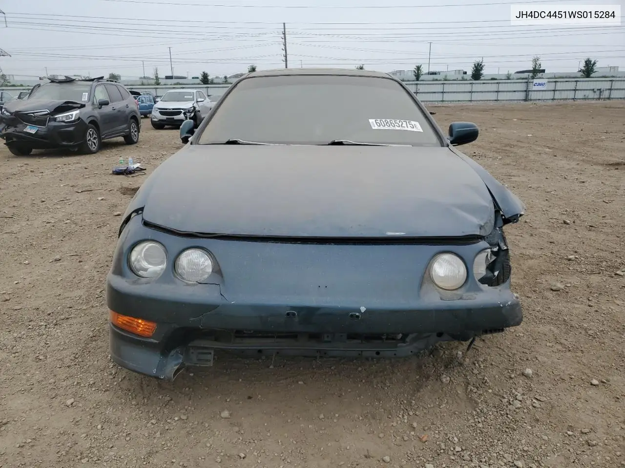 1998 Acura Integra Ls VIN: JH4DC4451WS015284 Lot: 60865275