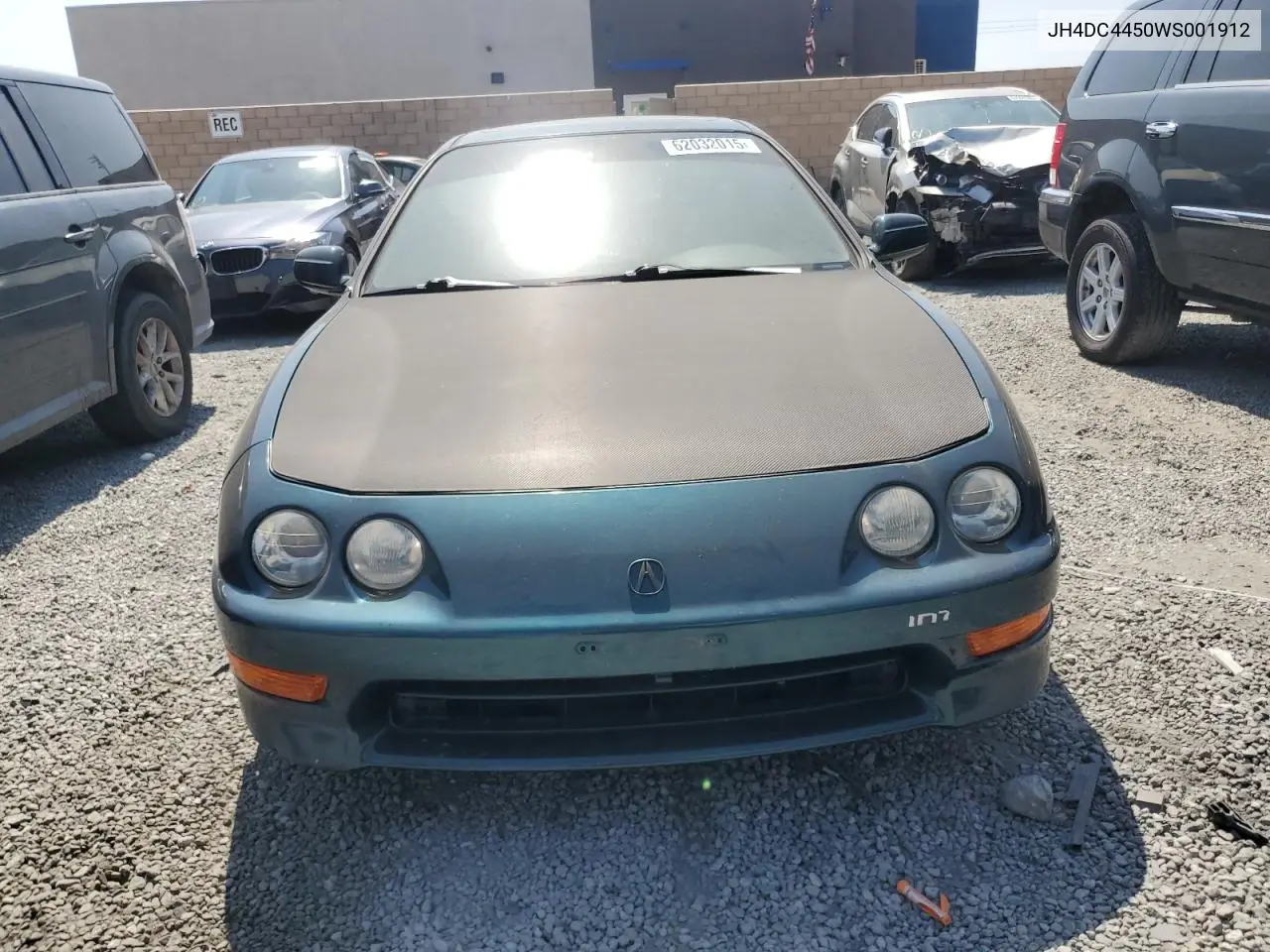 1998 Acura Integra Ls VIN: JH4DC4450WS001912 Lot: 62032015