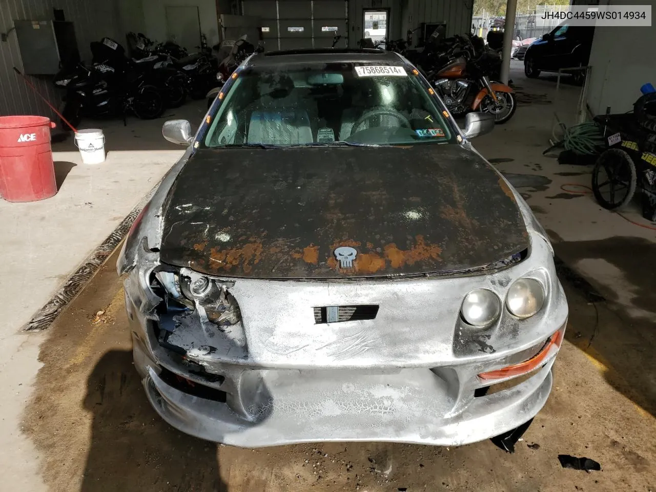 1998 Acura Integra Ls VIN: JH4DC4459WS014934 Lot: 75868514