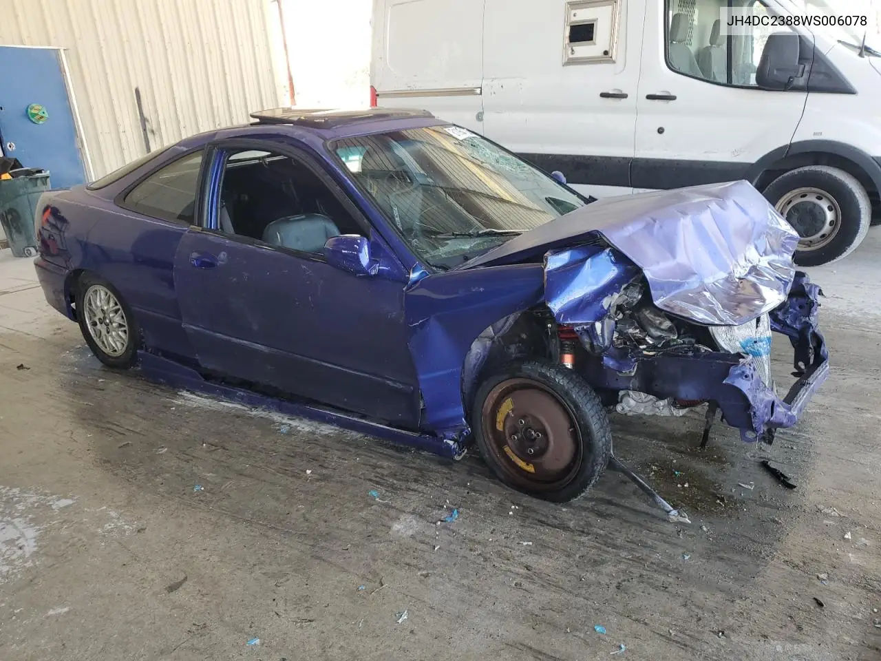 1998 Acura Integra Gsr VIN: JH4DC2388WS006078 Lot: 81984734