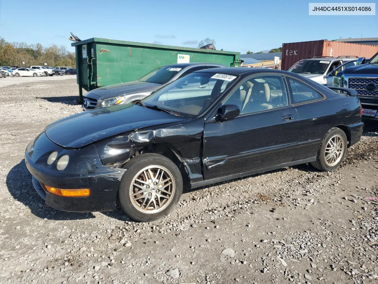 1999 Acura Integra Ls VIN: JH4DC4451XS014086 Lot: 83095464