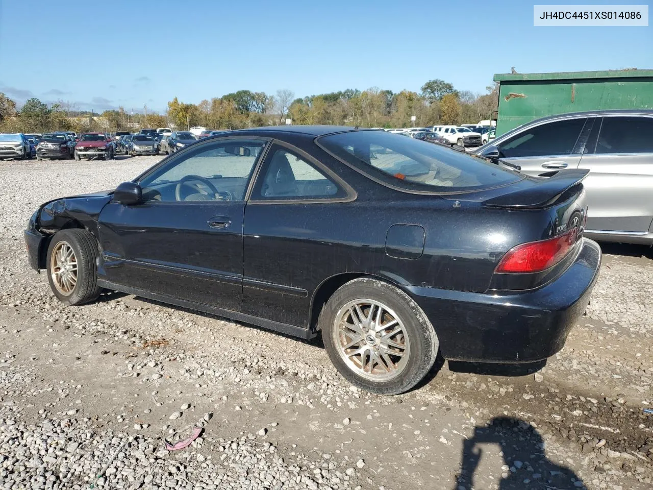 1999 Acura Integra Ls VIN: JH4DC4451XS014086 Lot: 83095464