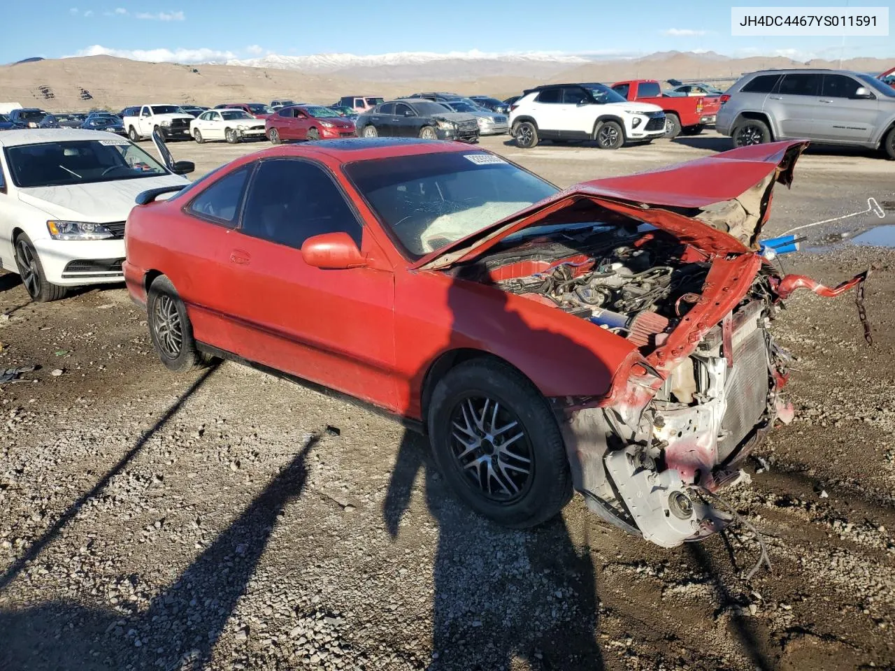 2000 Acura Integra Gs VIN: JH4DC4467YS011591 Lot: 44275275