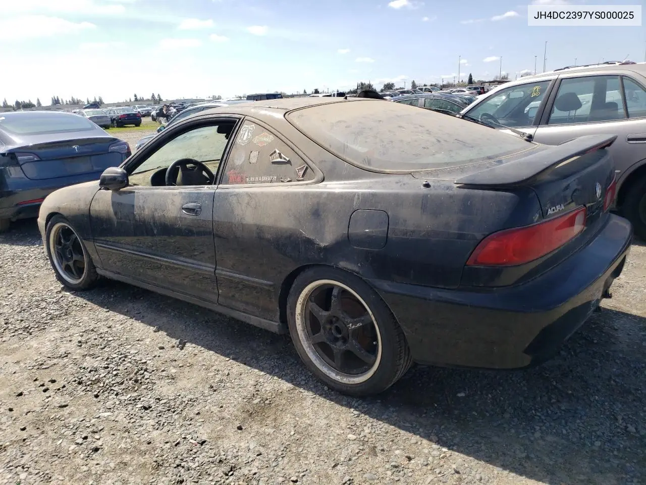 2000 Acura Integra Gsr VIN: JH4DC2397YS000025 Lot: 49557645