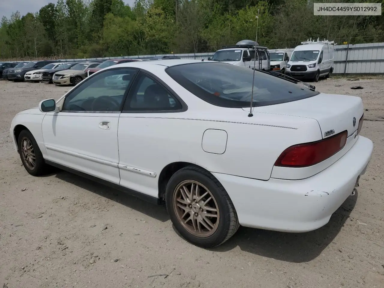 2000 Acura Integra Ls VIN: JH4DC4459YS012992 Lot: 53804615