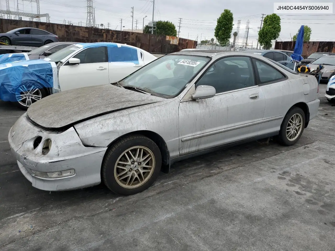 2000 Acura Integra Ls VIN: JH4DC4454YS006940 Lot: 54518205