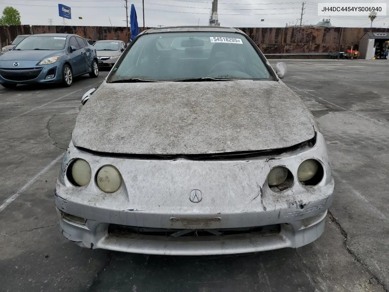 2000 Acura Integra Ls VIN: JH4DC4454YS006940 Lot: 54518205