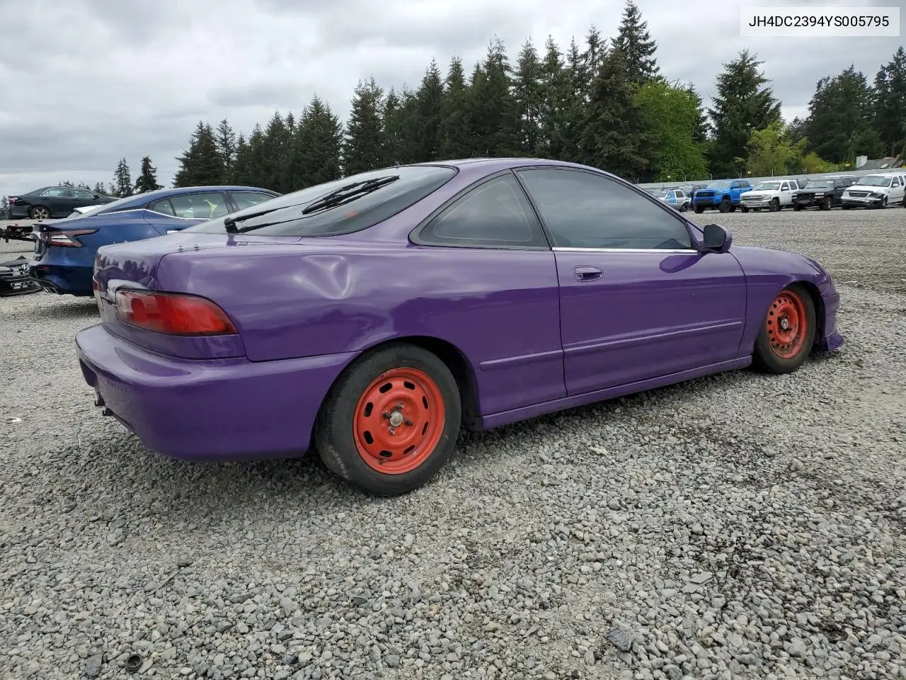 2000 Acura Integra Gsr VIN: JH4DC2394YS005795 Lot: 56994775