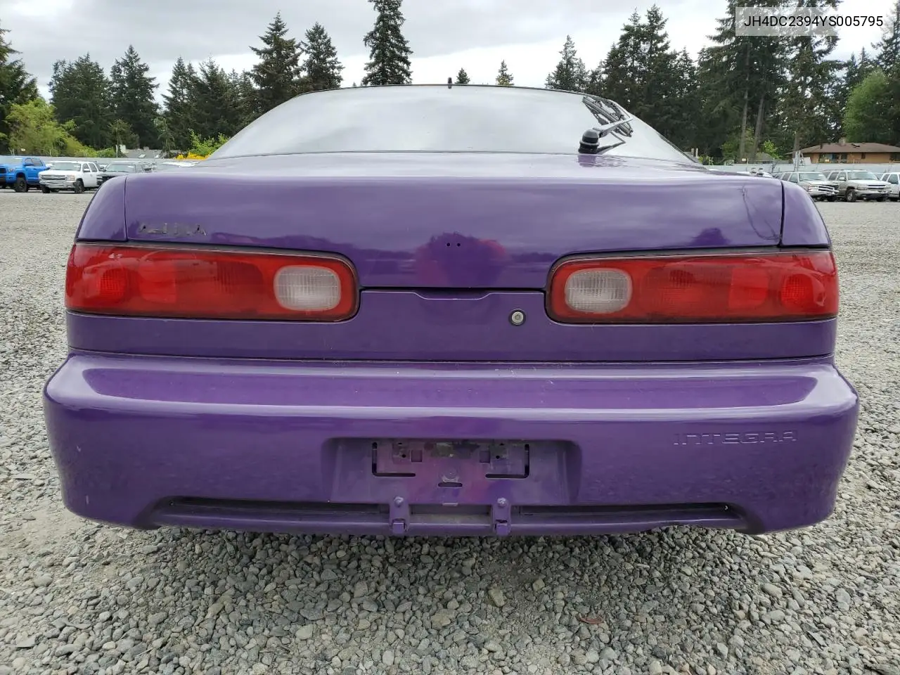 2000 Acura Integra Gsr VIN: JH4DC2394YS005795 Lot: 56994775