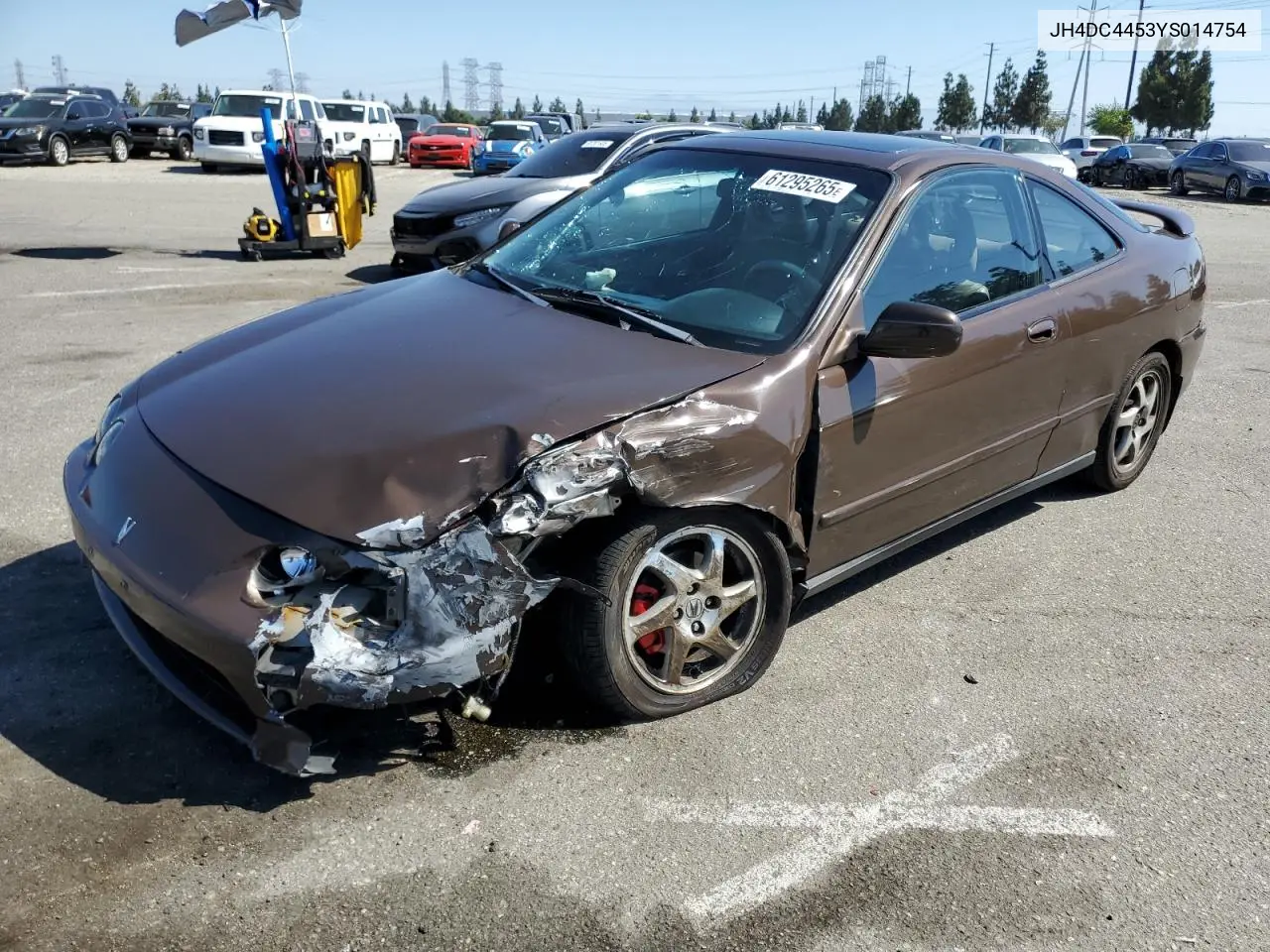 2000 Acura Integra Ls VIN: JH4DC4453YS014754 Lot: 61295265