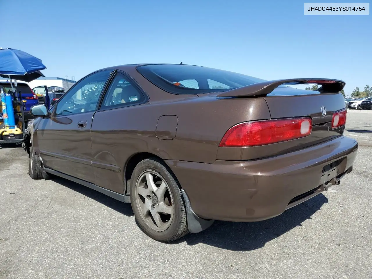 2000 Acura Integra Ls VIN: JH4DC4453YS014754 Lot: 61295265