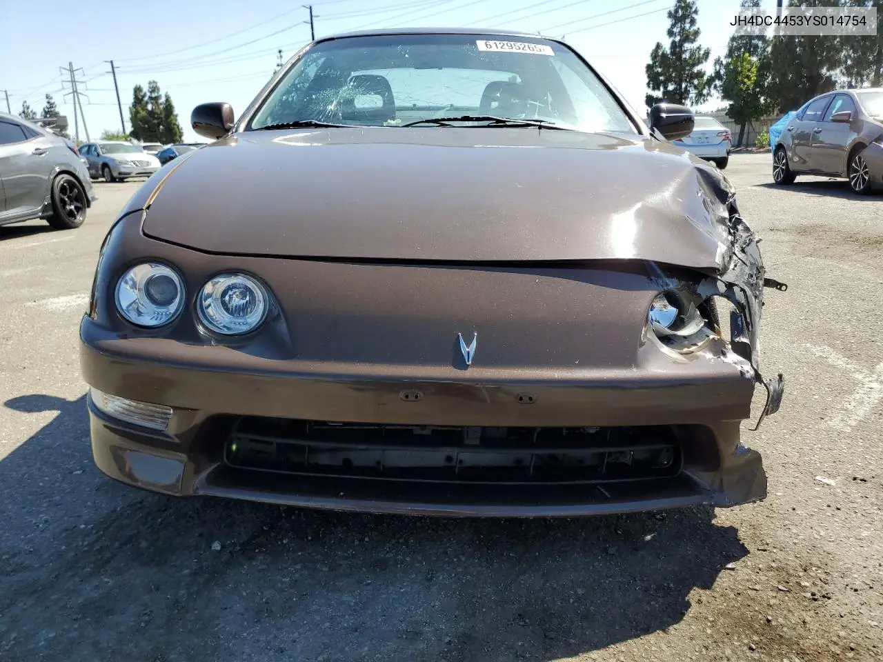 2000 Acura Integra Ls VIN: JH4DC4453YS014754 Lot: 61295265