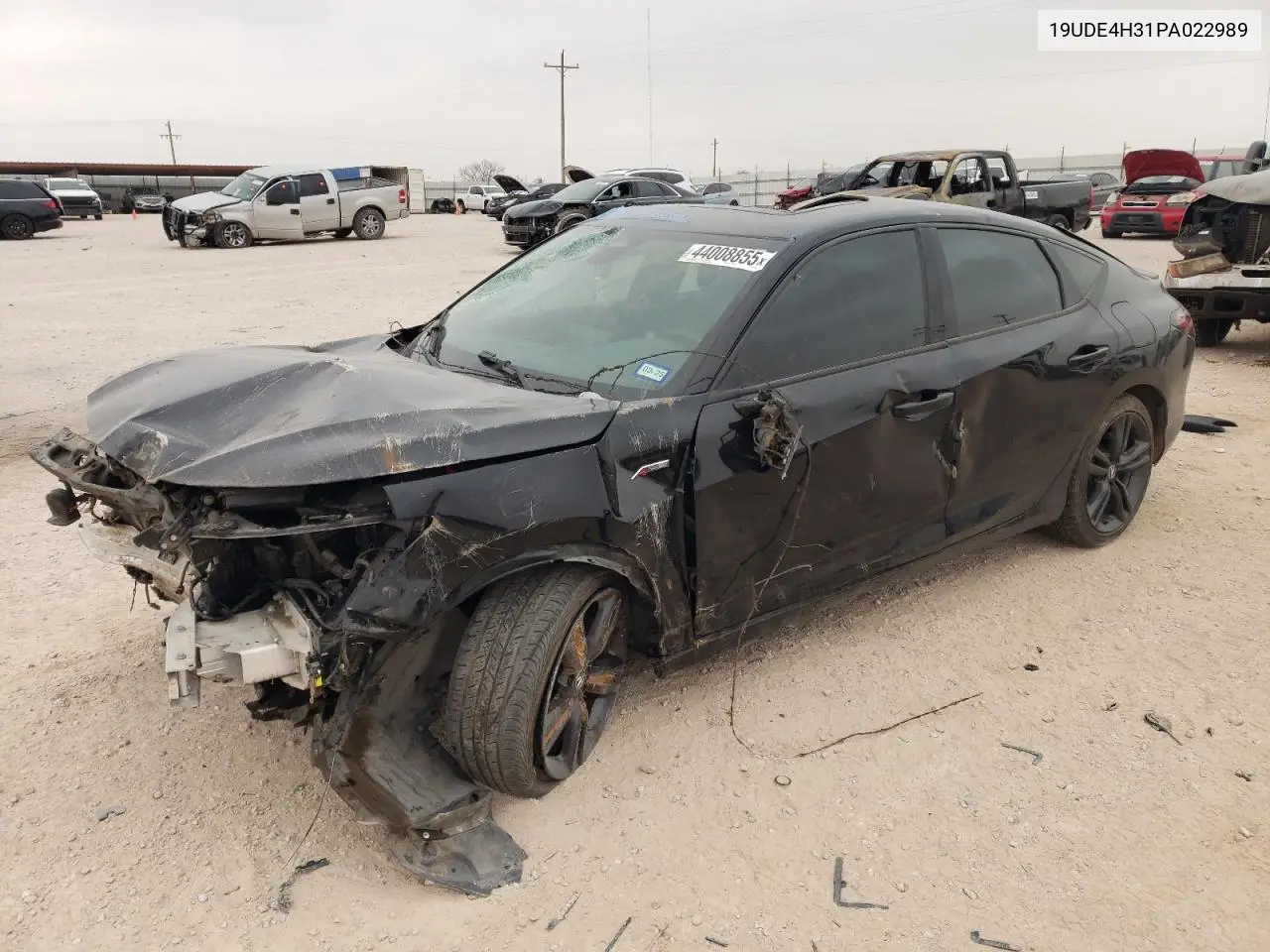 2023 Acura Integra A-Spec VIN: 19UDE4H31PA022989 Lot: 44008855