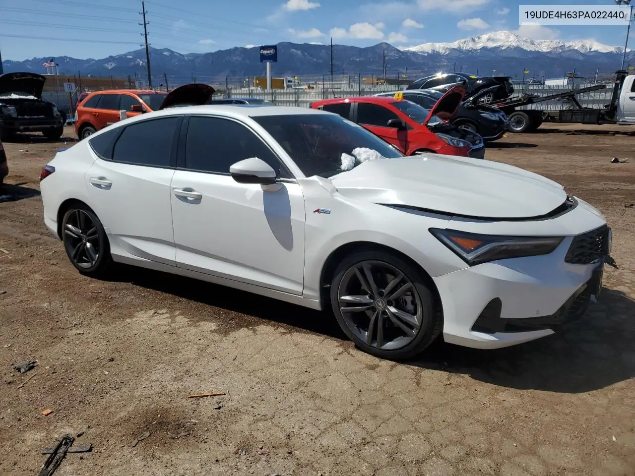 2023 Acura Integra A-Spec Tech VIN: 19UDE4H63PA022440 Lot: 51510145