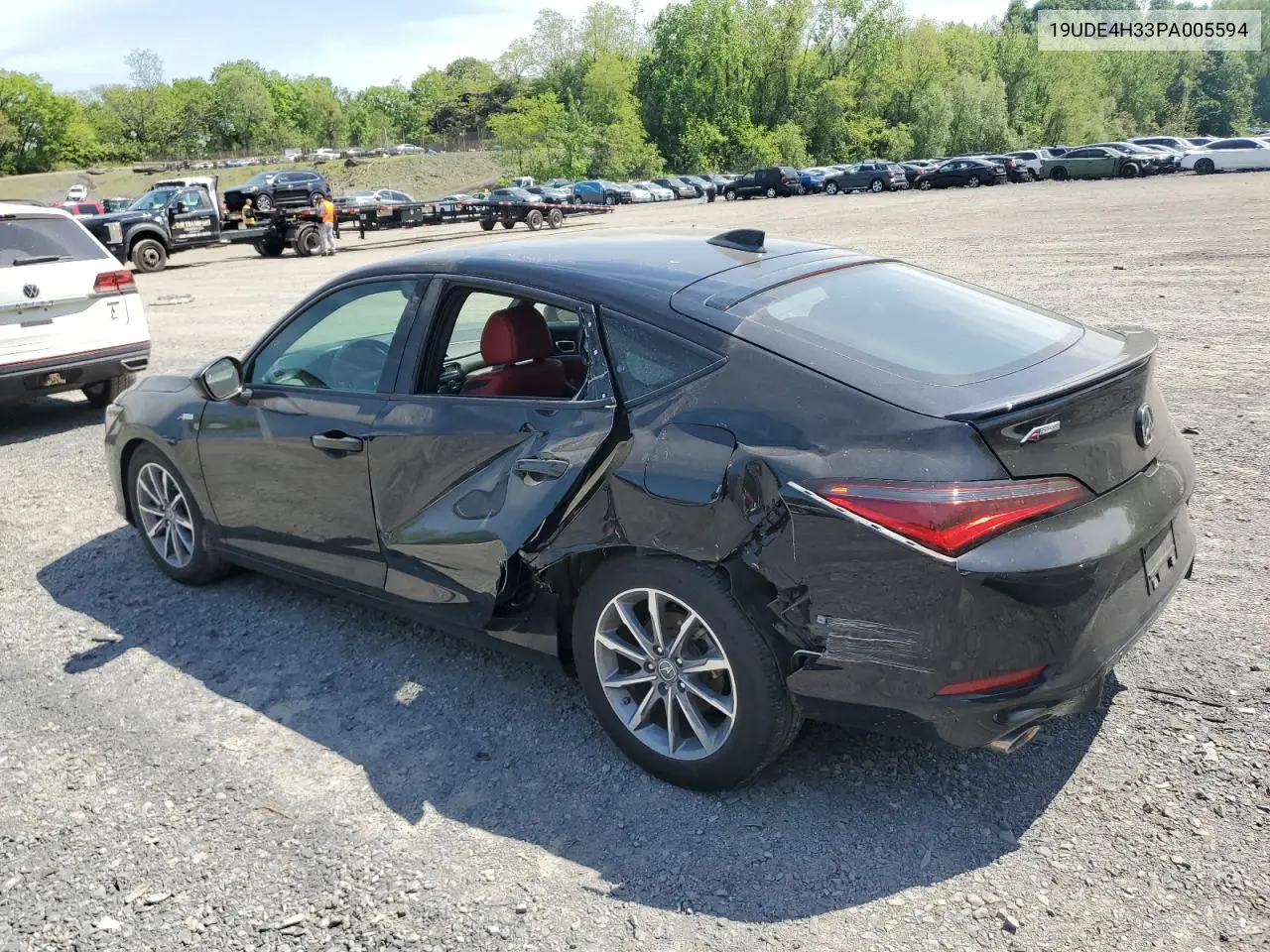 2023 Acura Integra A-Spec VIN: 19UDE4H33PA005594 Lot: 56233905