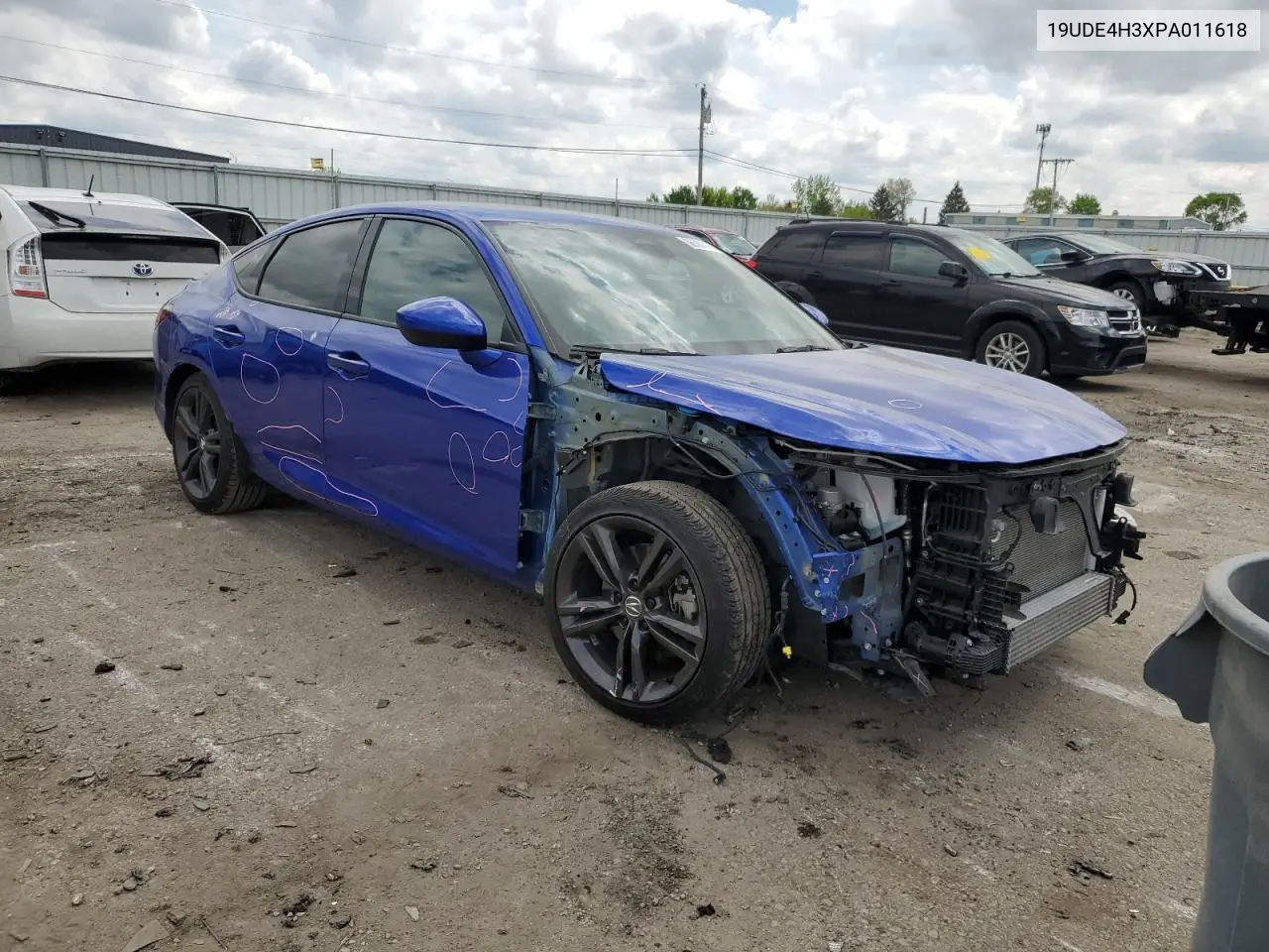 2023 Acura Integra A-Spec VIN: 19UDE4H3XPA011618 Lot: 56368175