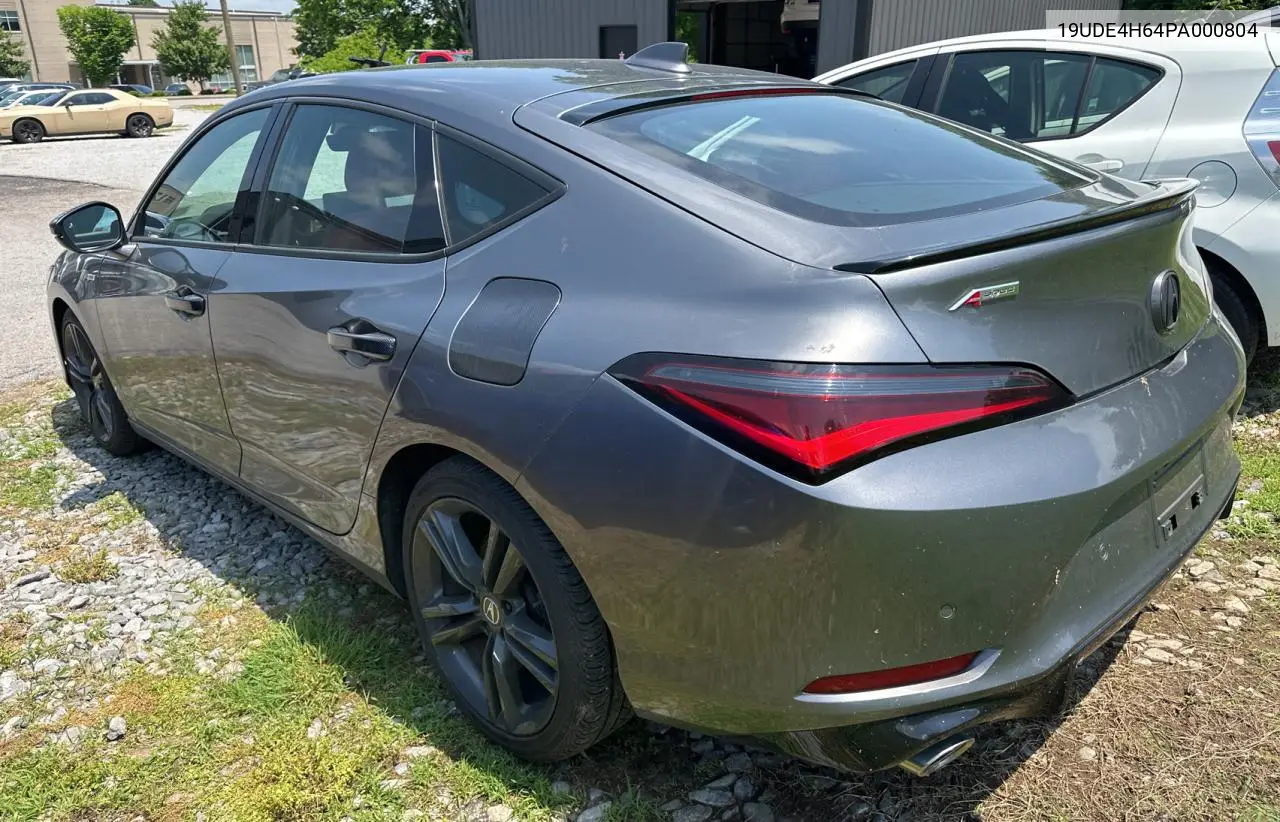 2023 Acura Integra A-Spec Tech VIN: 19UDE4H64PA000804 Lot: 57285675