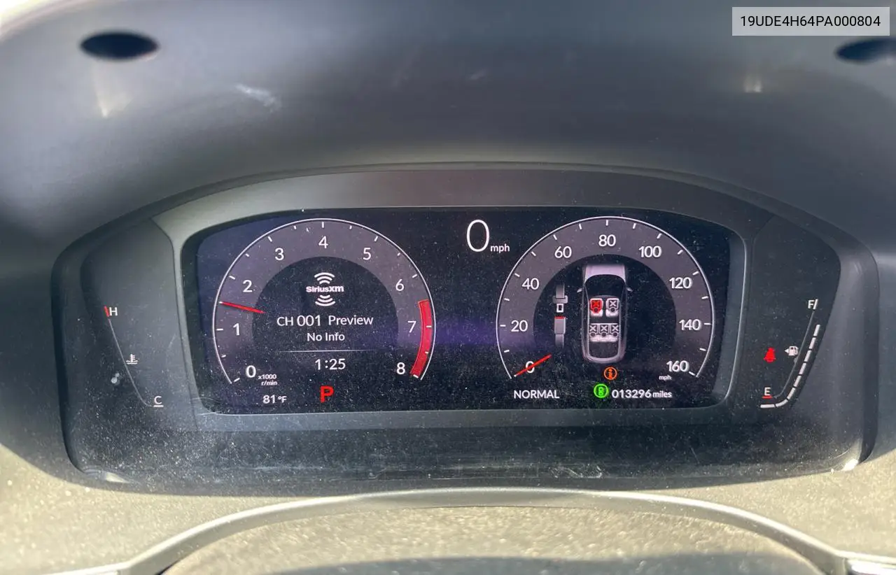 2023 Acura Integra A-Spec Tech VIN: 19UDE4H64PA000804 Lot: 57285675