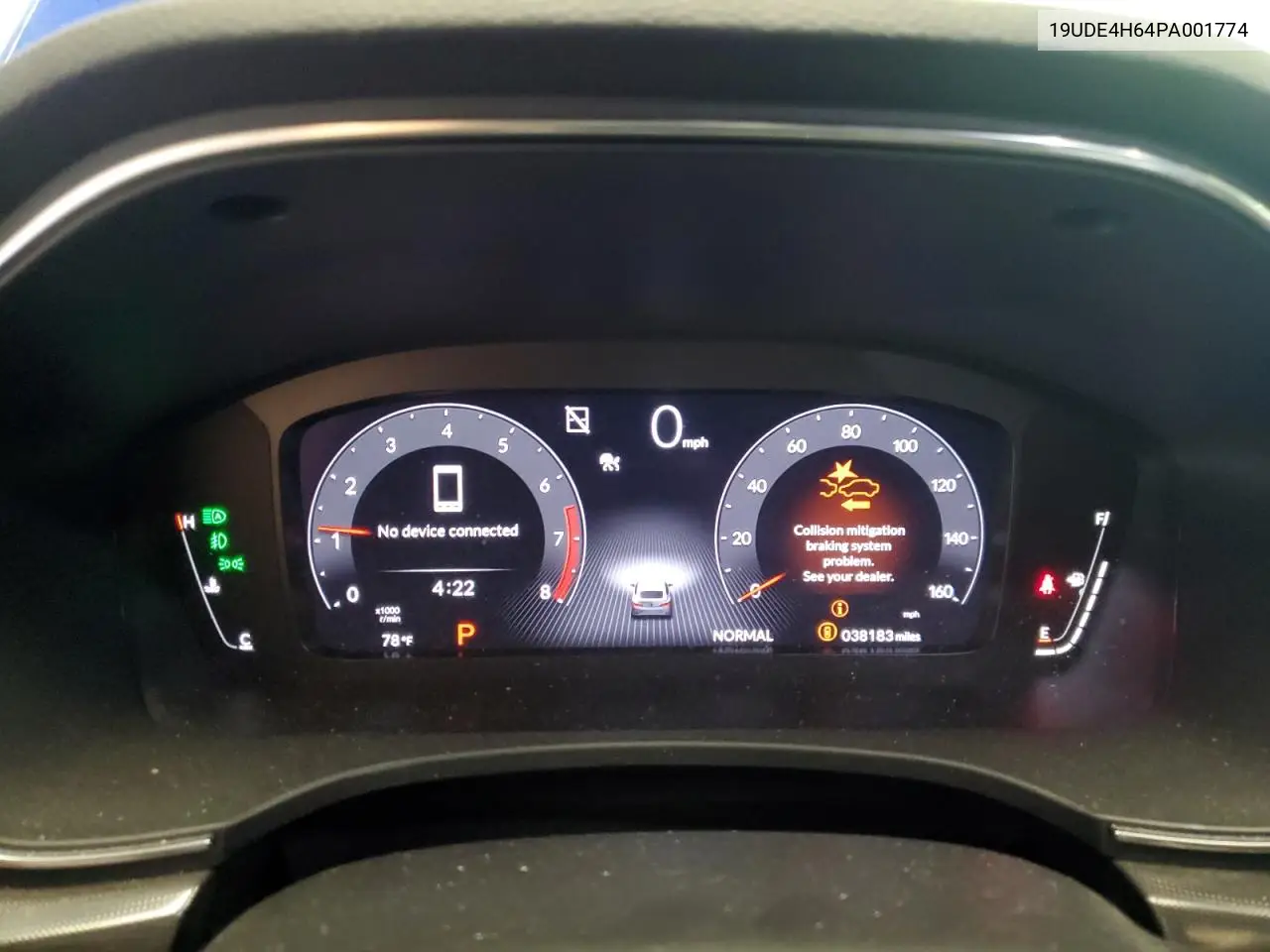 2023 Acura Integra A-Spec Tech VIN: 19UDE4H64PA001774 Lot: 57317905