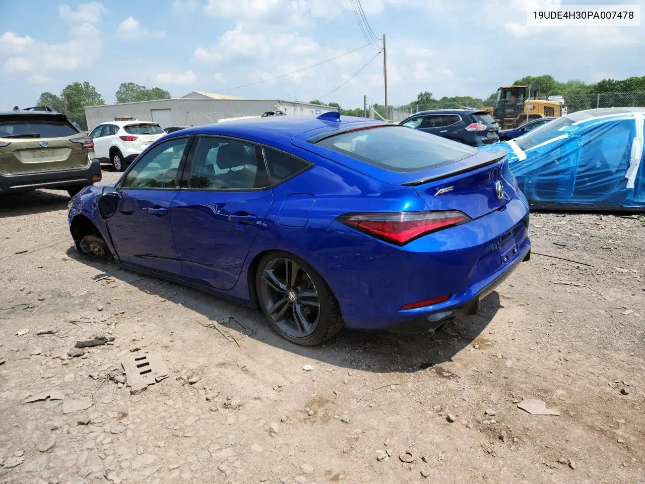 2023 Acura Integra A-Spec VIN: 19UDE4H30PA007478 Lot: 62150255