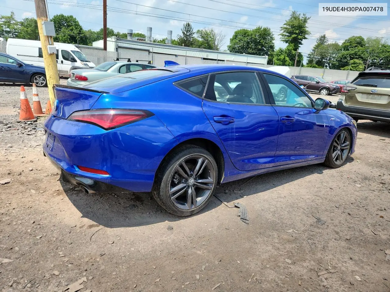 2023 Acura Integra A-Spec VIN: 19UDE4H30PA007478 Lot: 62150255