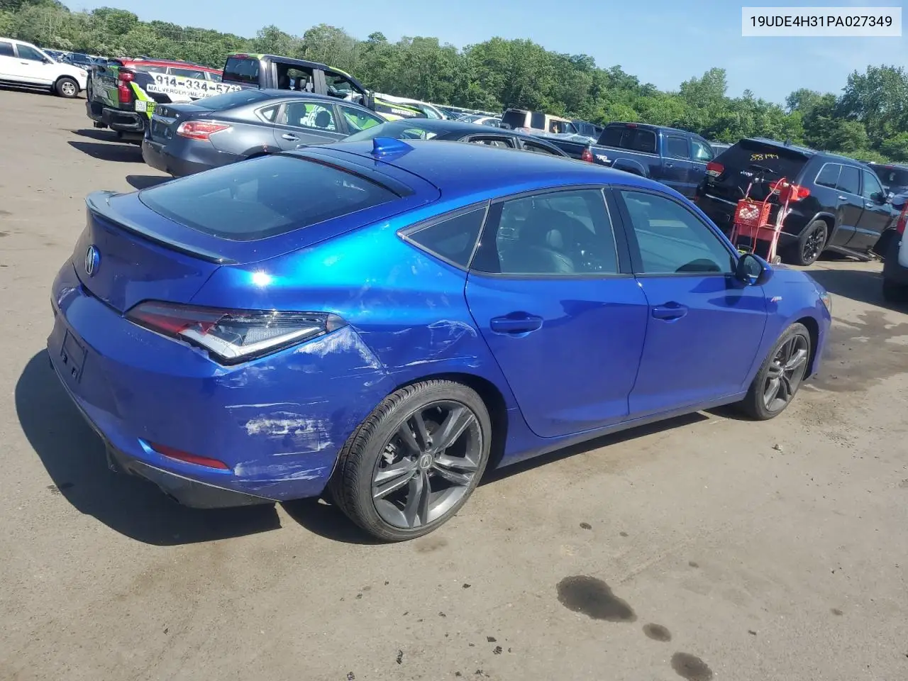 2023 Acura Integra A-Spec VIN: 19UDE4H31PA027349 Lot: 62259515