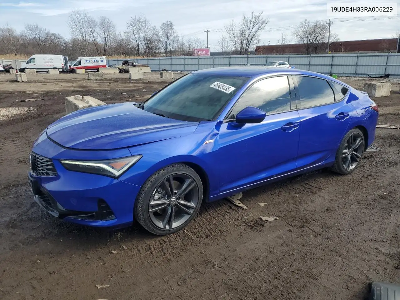 2024 Acura Integra A-Spec VIN: 19UDE4H33RA006229 Lot: 46868535