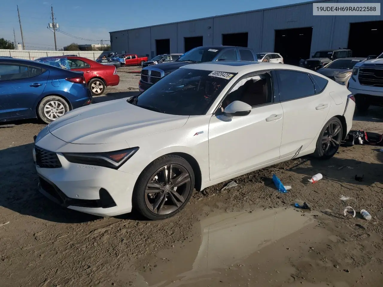 2024 Acura Integra A-Spec Tech VIN: 19UDE4H69RA022588 Lot: 46928425