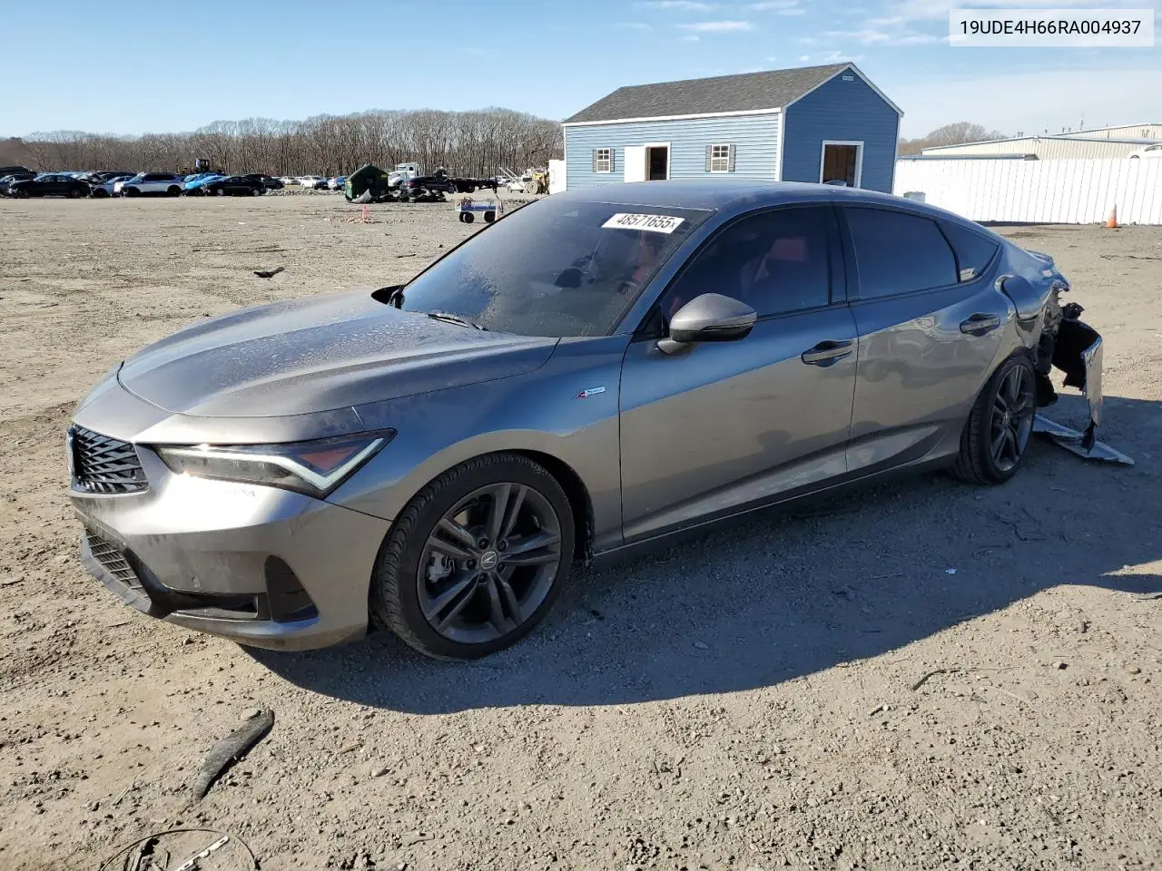 2024 Acura Integra A-Spec Tech VIN: 19UDE4H66RA004937 Lot: 48571655