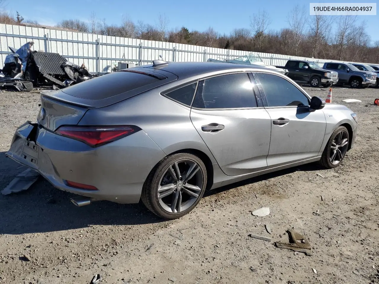2024 Acura Integra A-Spec Tech VIN: 19UDE4H66RA004937 Lot: 48571655