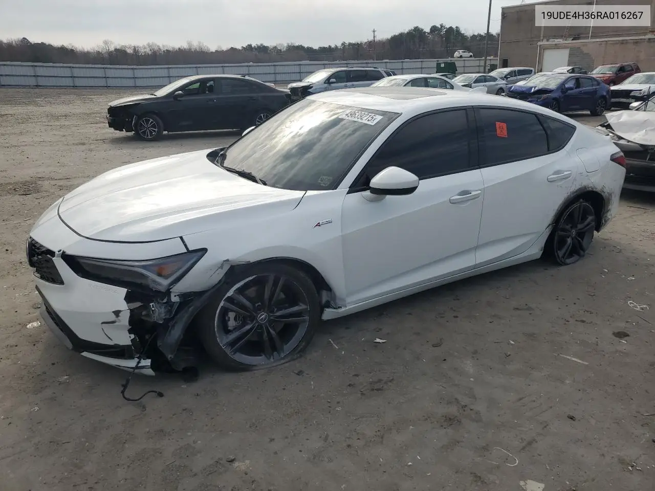 2024 Acura Integra A-Spec VIN: 19UDE4H36RA016267 Lot: 49639215