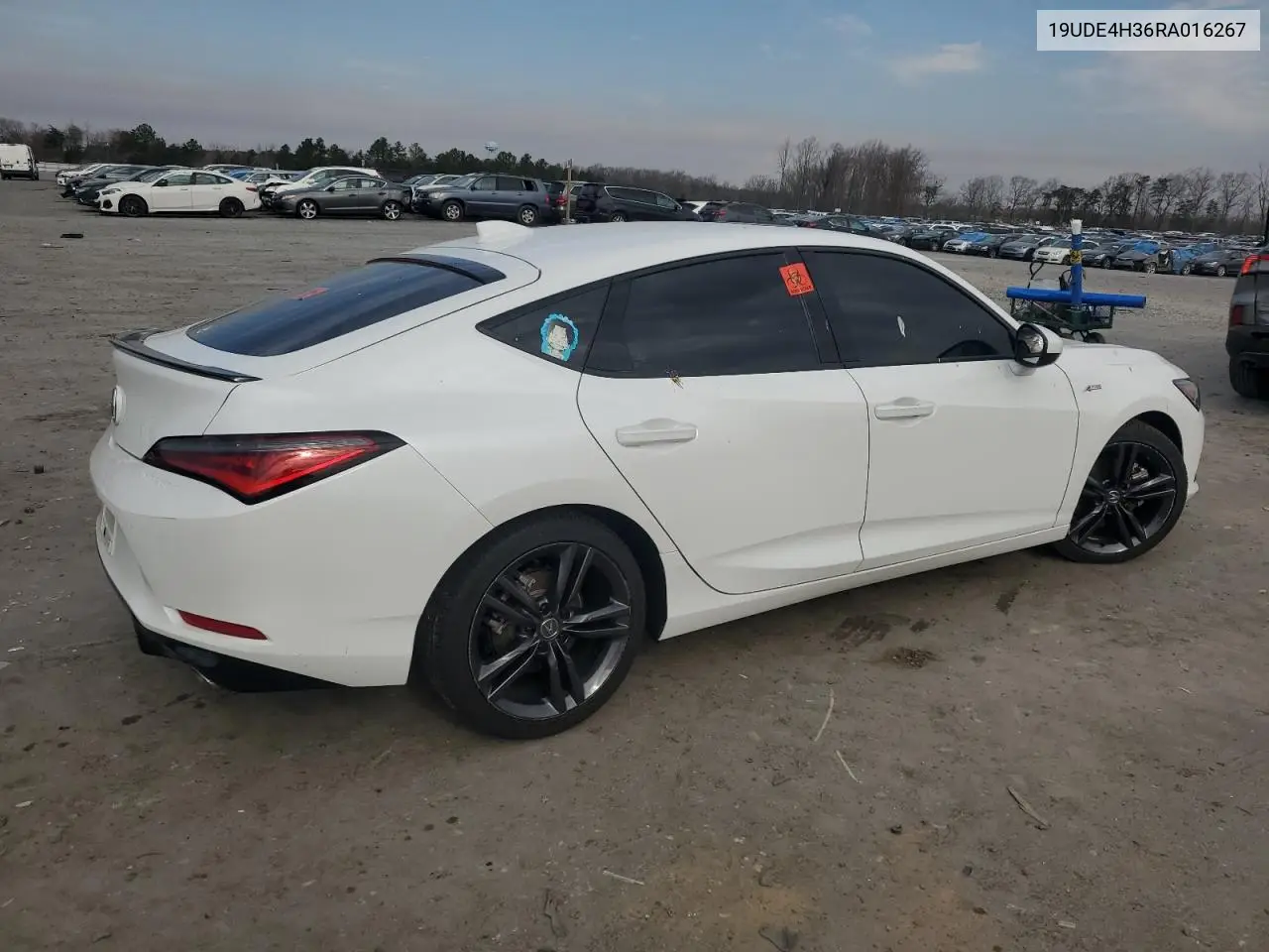 2024 Acura Integra A-Spec VIN: 19UDE4H36RA016267 Lot: 49639215