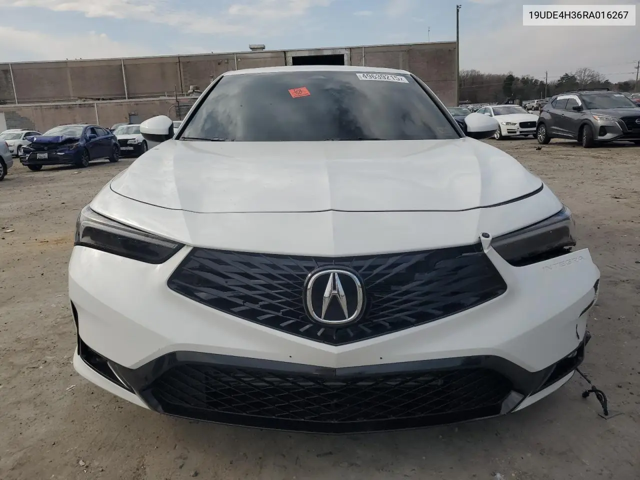 2024 Acura Integra A-Spec VIN: 19UDE4H36RA016267 Lot: 49639215