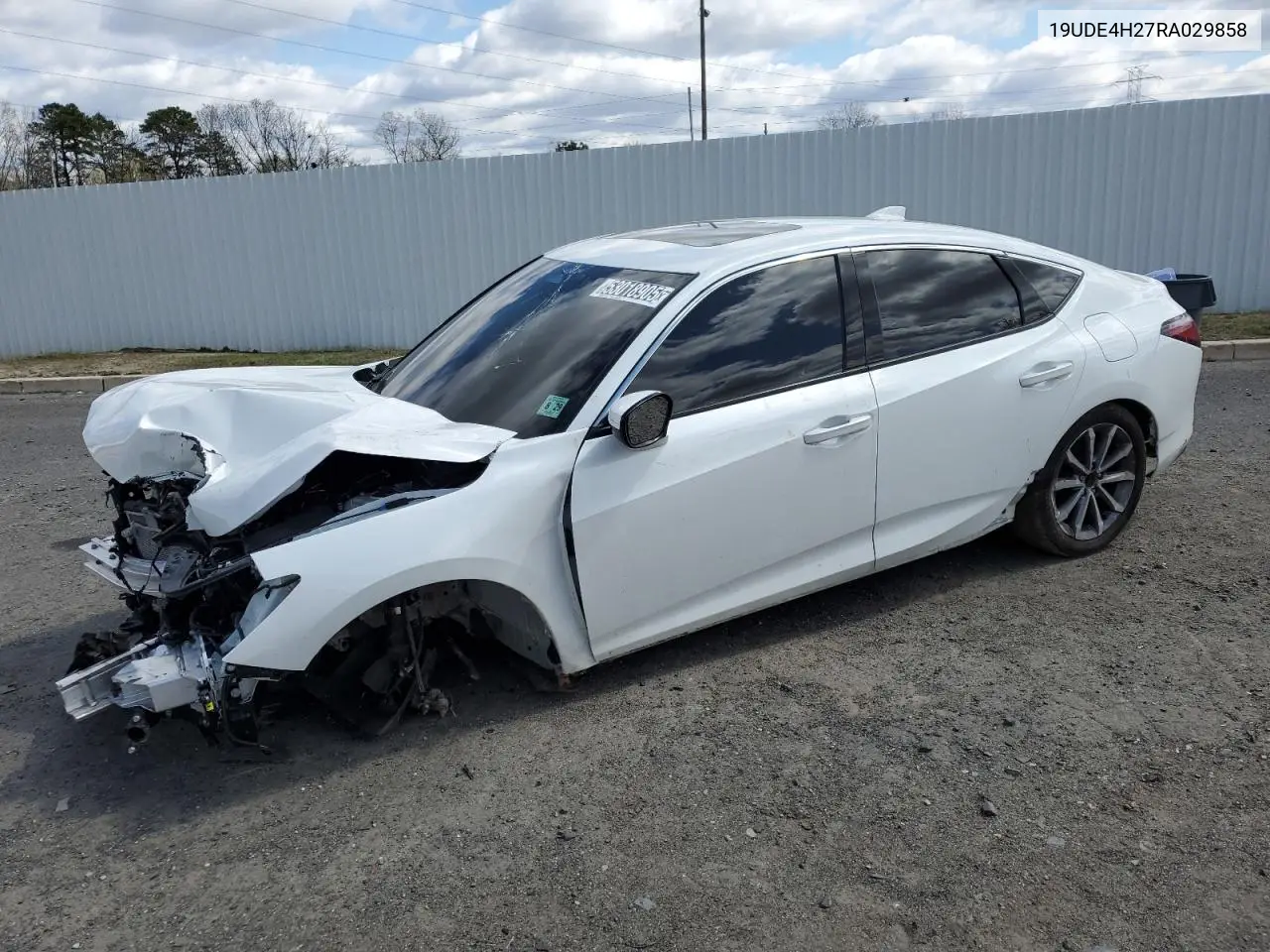 2024 Acura Integra VIN: 19UDE4H27RA029858 Lot: 53018905