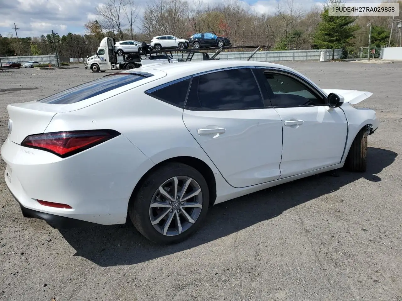 2024 Acura Integra VIN: 19UDE4H27RA029858 Lot: 53018905