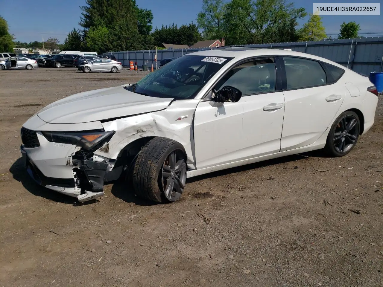 2024 Acura Integra A-Spec VIN: 19UDE4H35RA022657 Lot: 55964735