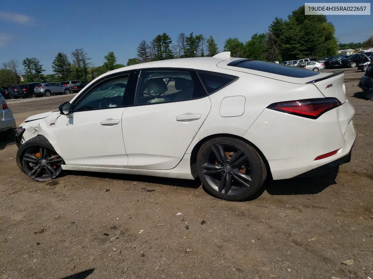 2024 Acura Integra A-Spec VIN: 19UDE4H35RA022657 Lot: 55964735