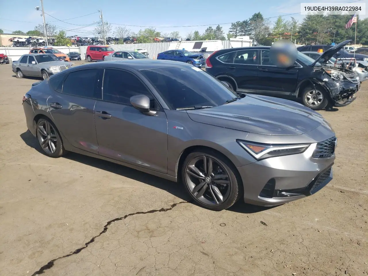 2024 Acura Integra A-Spec VIN: 19UDE4H39RA022984 Lot: 56126535
