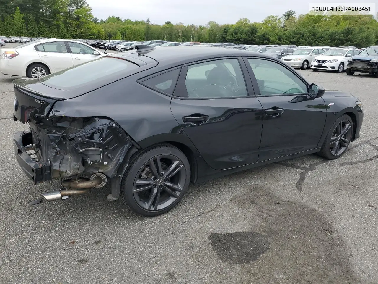 2024 Acura Integra A-Spec VIN: 19UDE4H33RA008451 Lot: 56472585