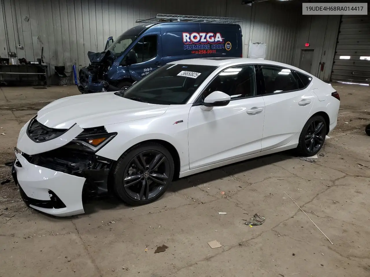 2024 Acura Integra A-Spec Tech VIN: 19UDE4H68RA014417 Lot: 56650825