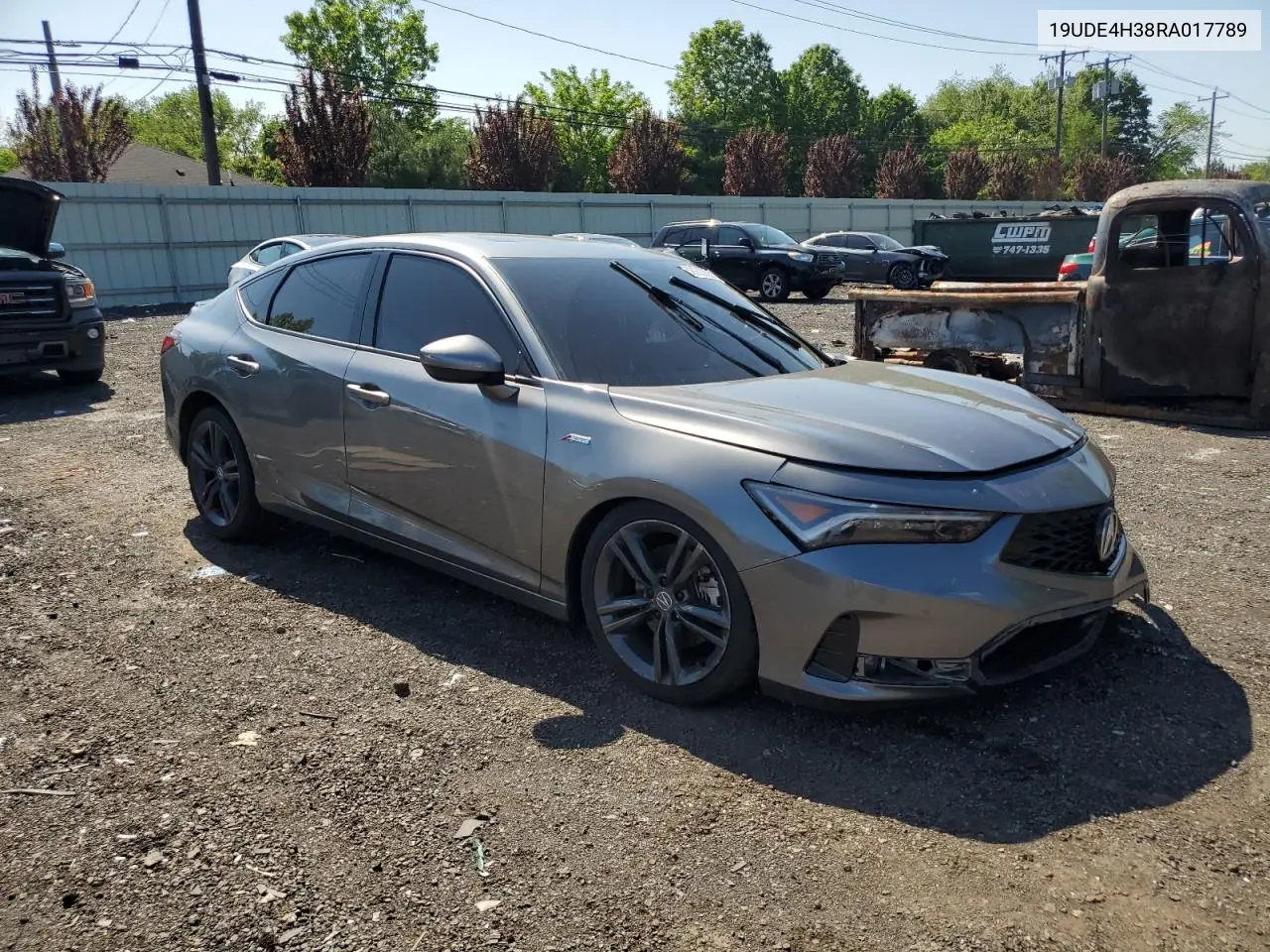 2024 Acura Integra A-Spec VIN: 19UDE4H38RA017789 Lot: 58932035