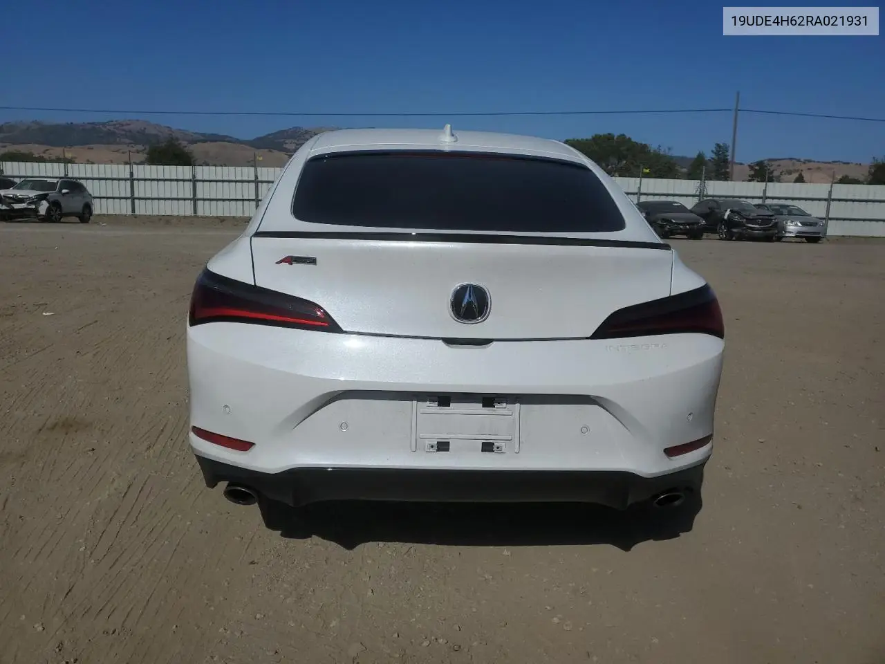 2024 Acura Integra A-Spec Tech VIN: 19UDE4H62RA021931 Lot: 58937575