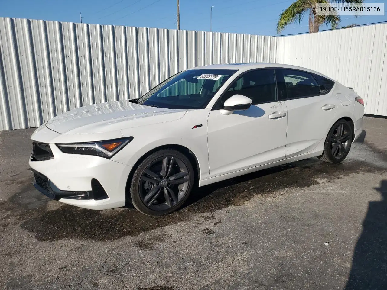 2024 Acura Integra A-Spec Tech VIN: 19UDE4H65RA015136 Lot: 62239795