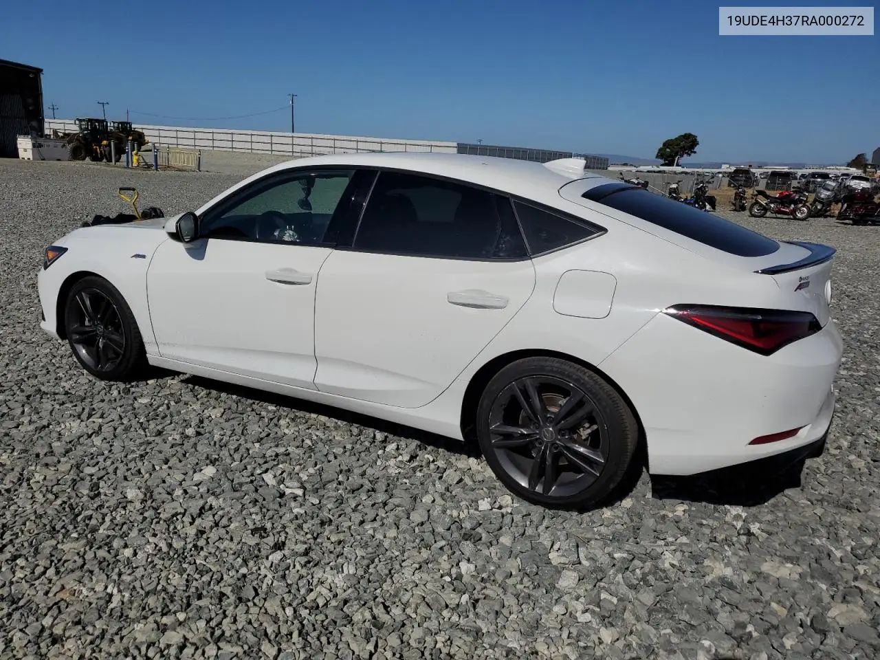2024 Acura Integra A-Spec VIN: 19UDE4H37RA000272 Lot: 62638555