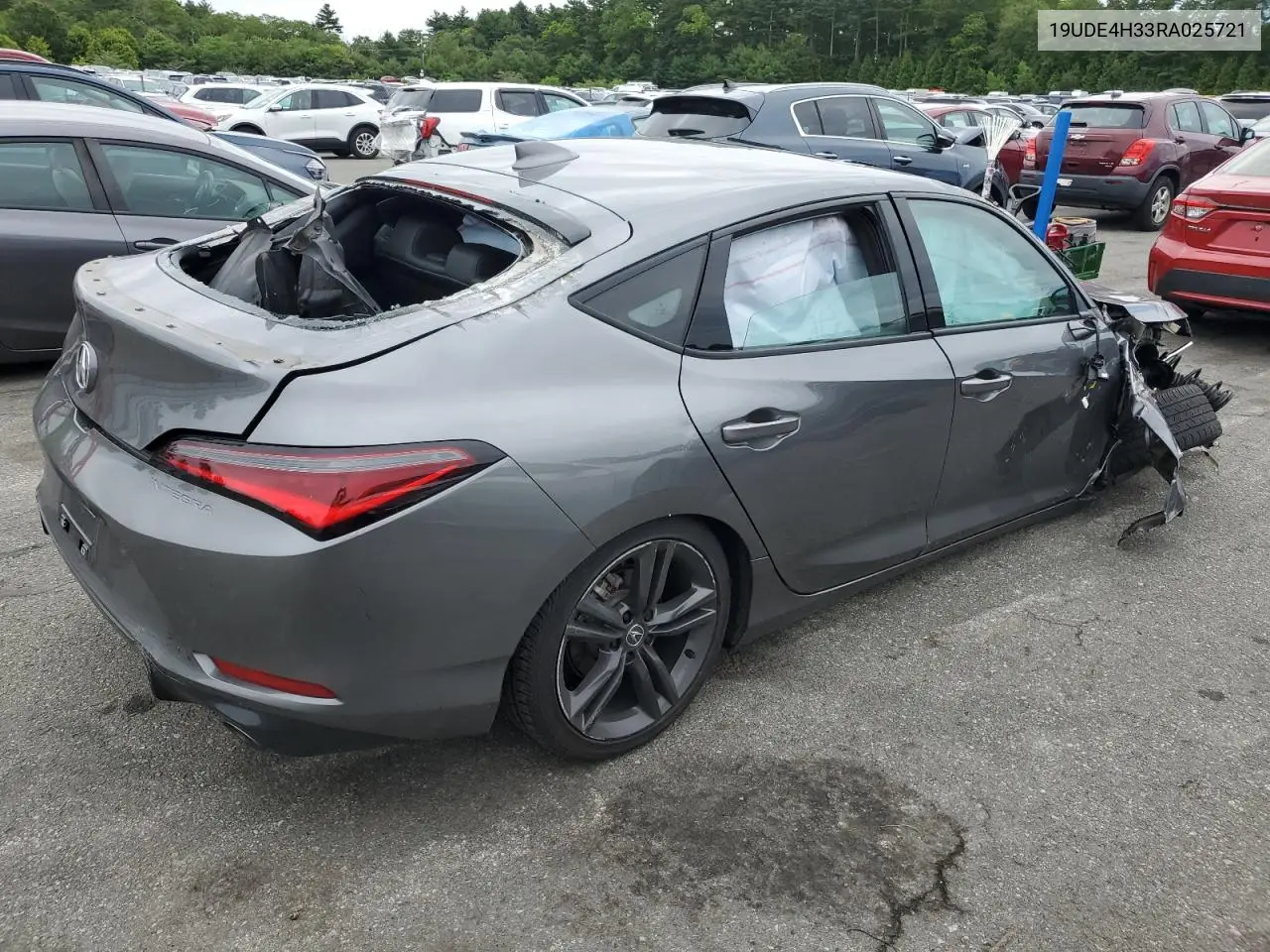 2024 Acura Integra A-Spec VIN: 19UDE4H33RA025721 Lot: 62639645