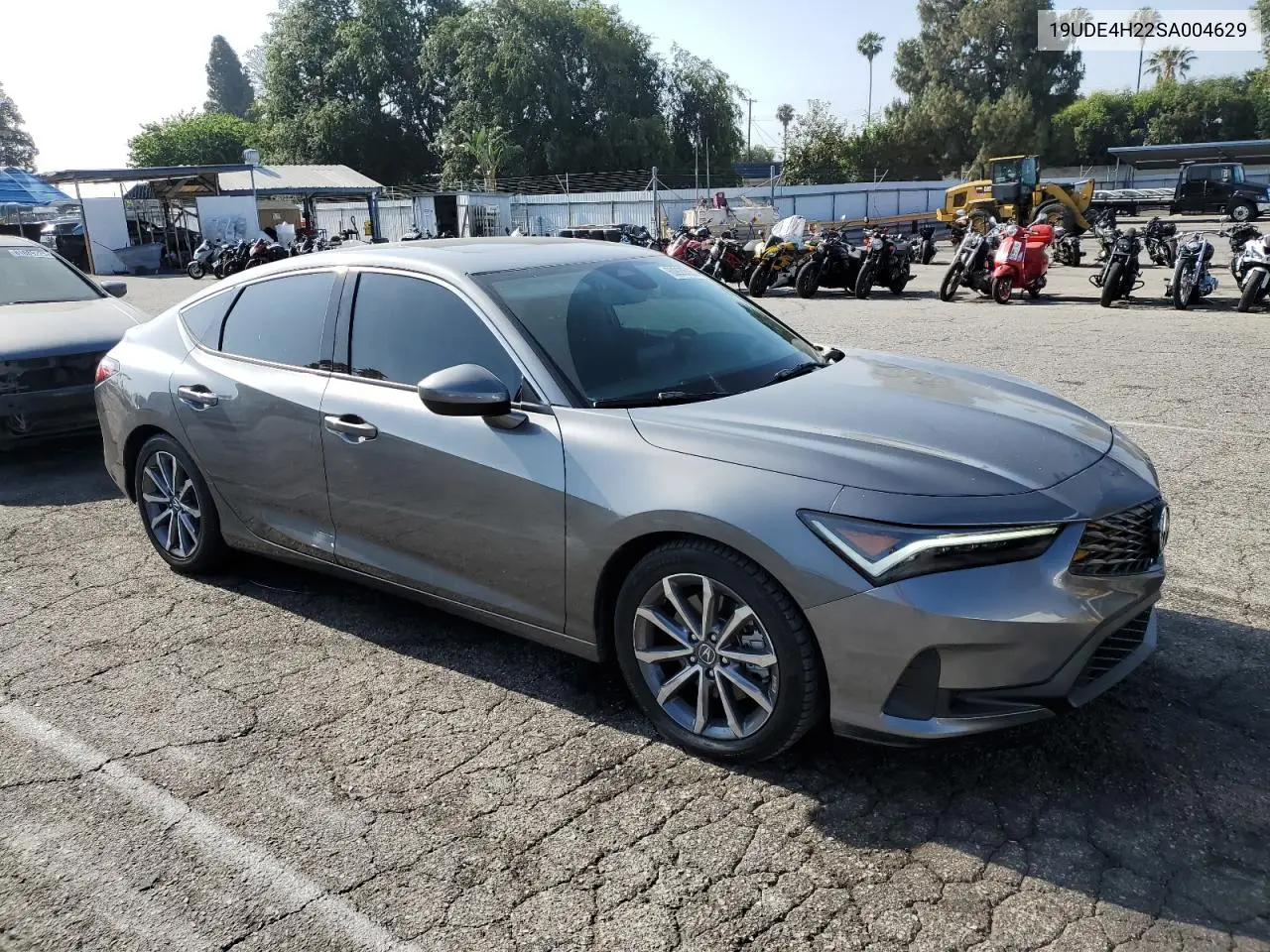2025 Acura Integra VIN: 19UDE4H22SA004629 Lot: 60920555