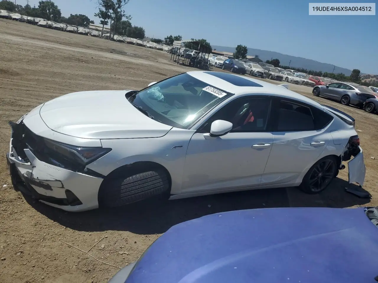 2025 Acura Integra A-Spec Tech VIN: 19UDE4H6XSA004512 Lot: 61753205