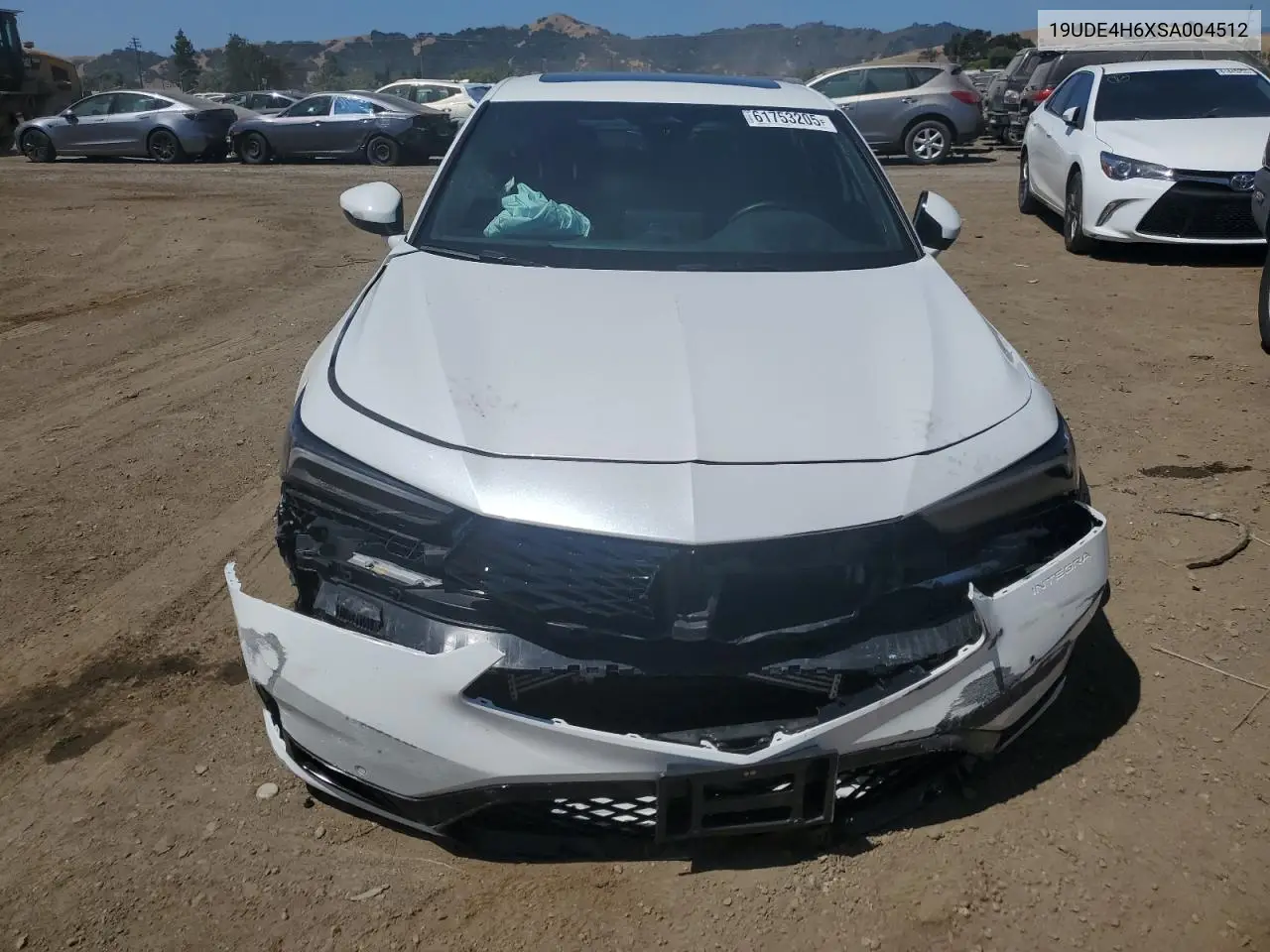 2025 Acura Integra A-Spec Tech VIN: 19UDE4H6XSA004512 Lot: 61753205