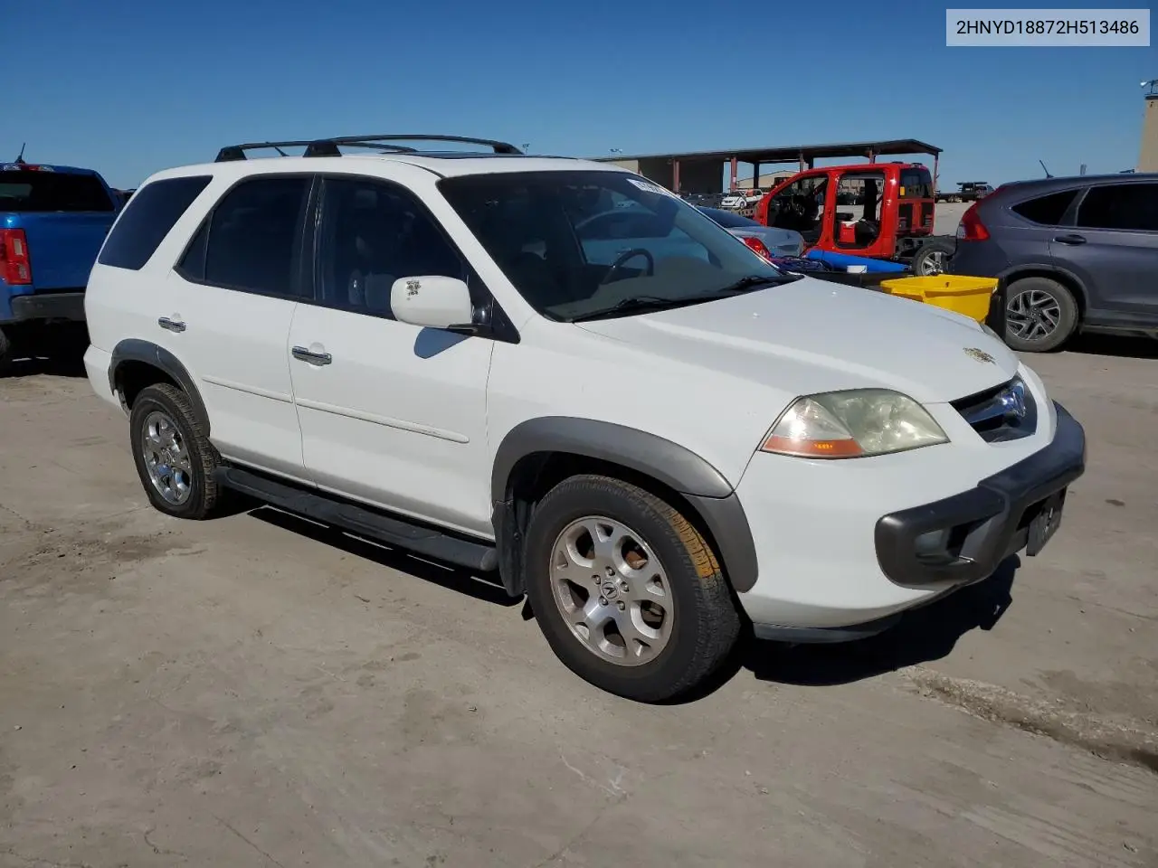 2002 Acura Mdx Touring VIN: 2HNYD18872H513486 Lot: 47968165