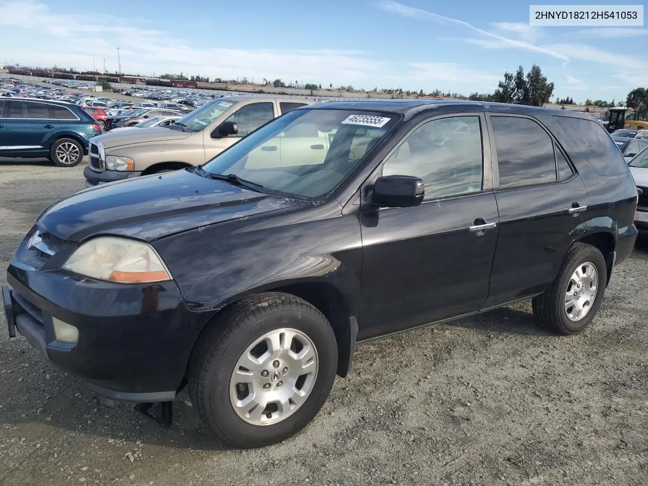 2002 Acura Mdx VIN: 2HNYD18212H541053 Lot: 54854305